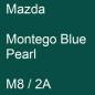 Preview: Mazda, Montego Blue Pearl, M8 / 2A.